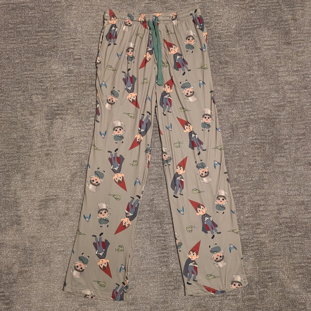 BoxLunch Over The Garden Wall Wirt & Greg Gnome Sleep Lounge Pants - Medium